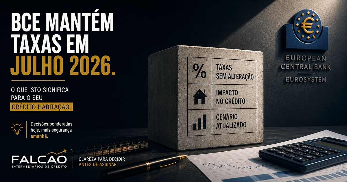 BCE mantém taxas em julho de 2026: o que pode mudar no crédito à habitação
