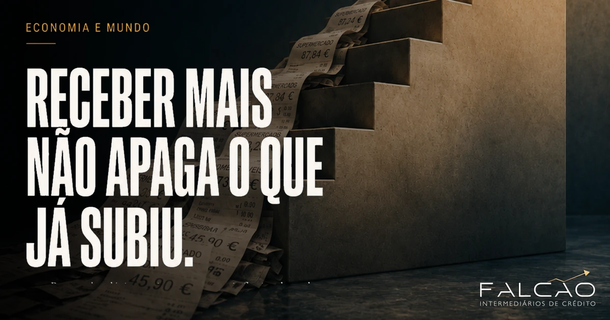 Salários reais sobem 1,8% e inflação recua para 3,0%: o alívio não apaga a conta passada